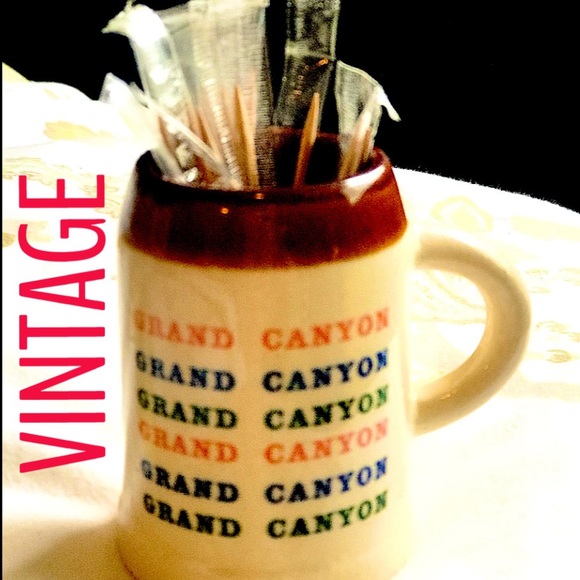 GRAND CANYON VINTAGE Souvenir Tooth Pick Holder - Picture 3 of 10